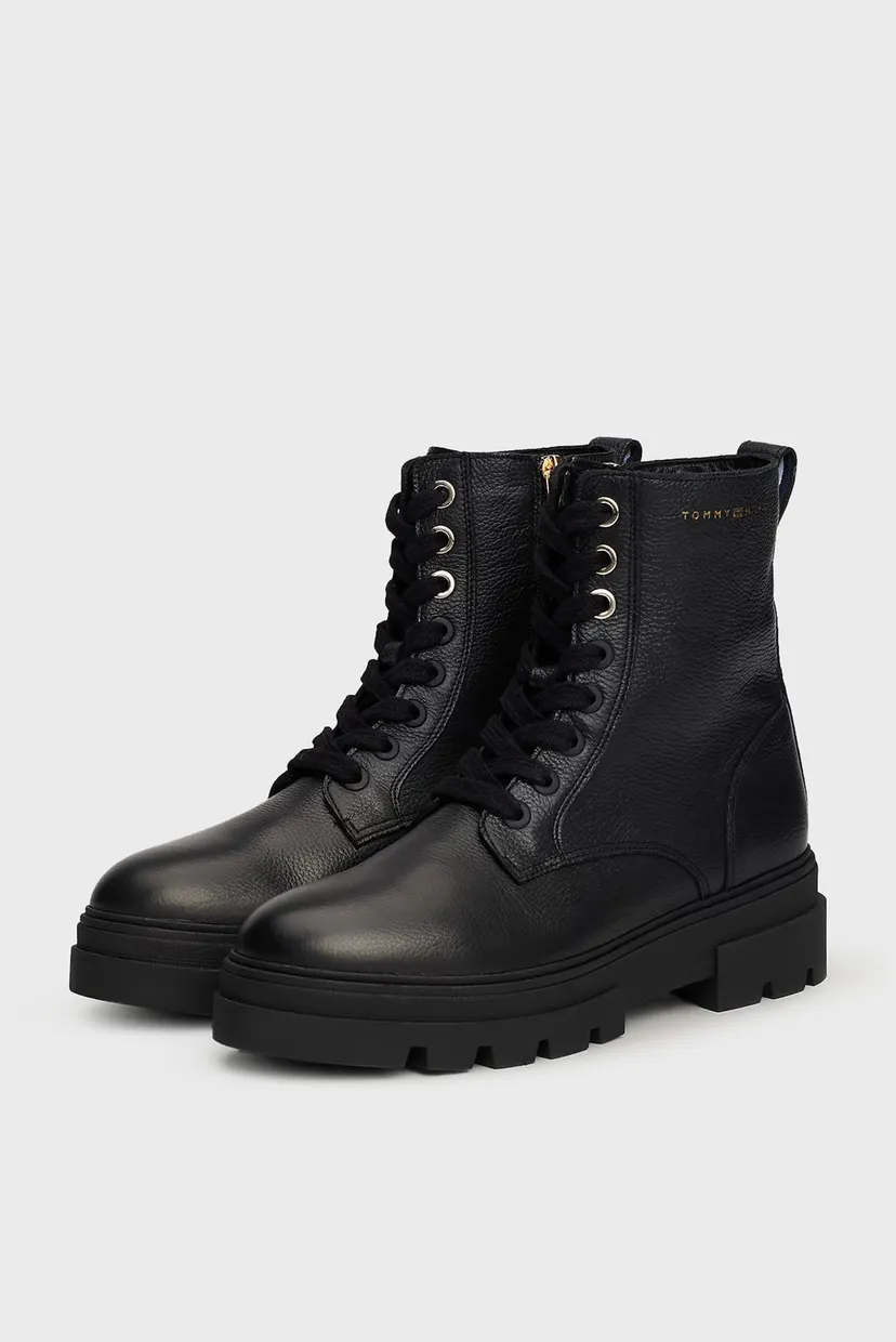Ботинки BICOLOR LEATHER LACE-UP 4