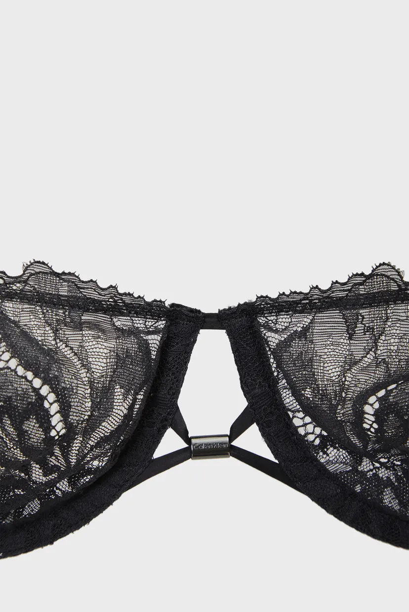 Женский черный бюстгальтер UNLINED BALCONETTE 7