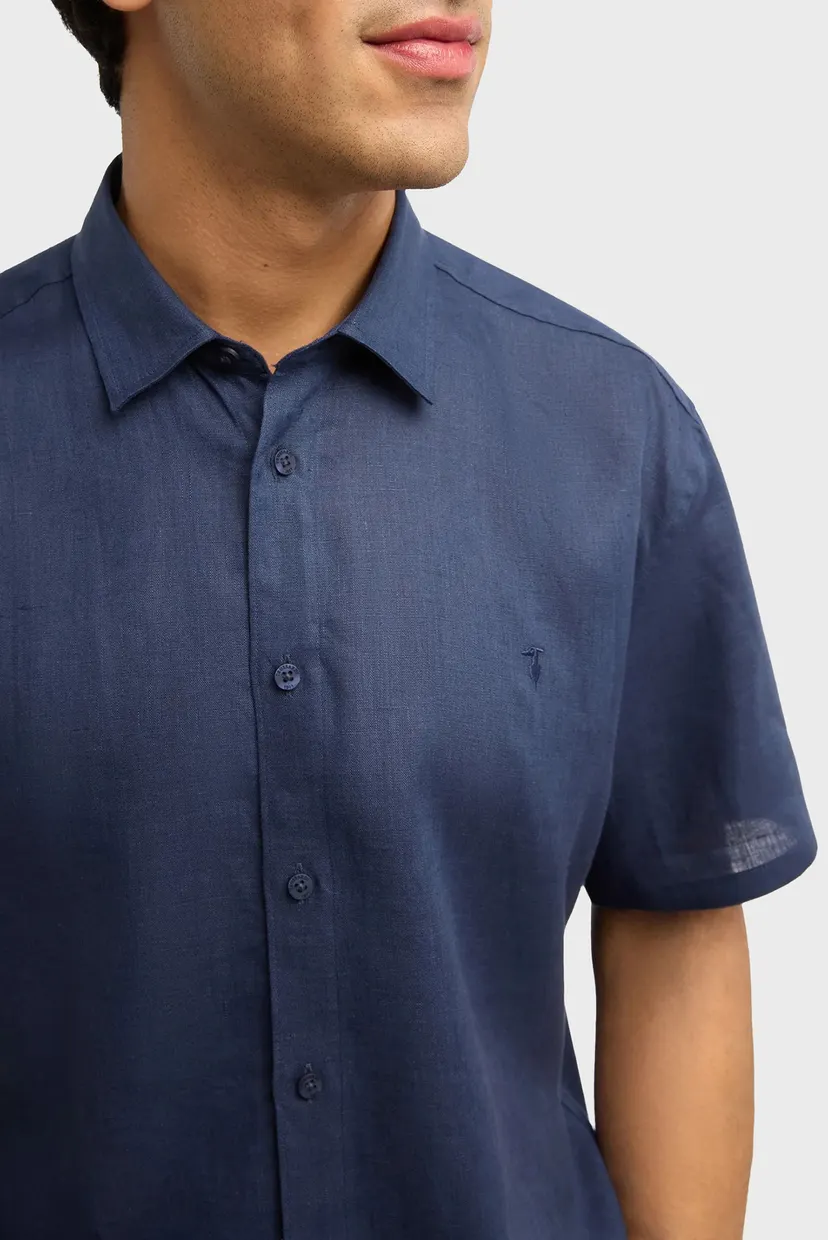 Рубашка с коротким рукавом MS109T19 SHORT SLEEVES SHIRT - LINEN 4