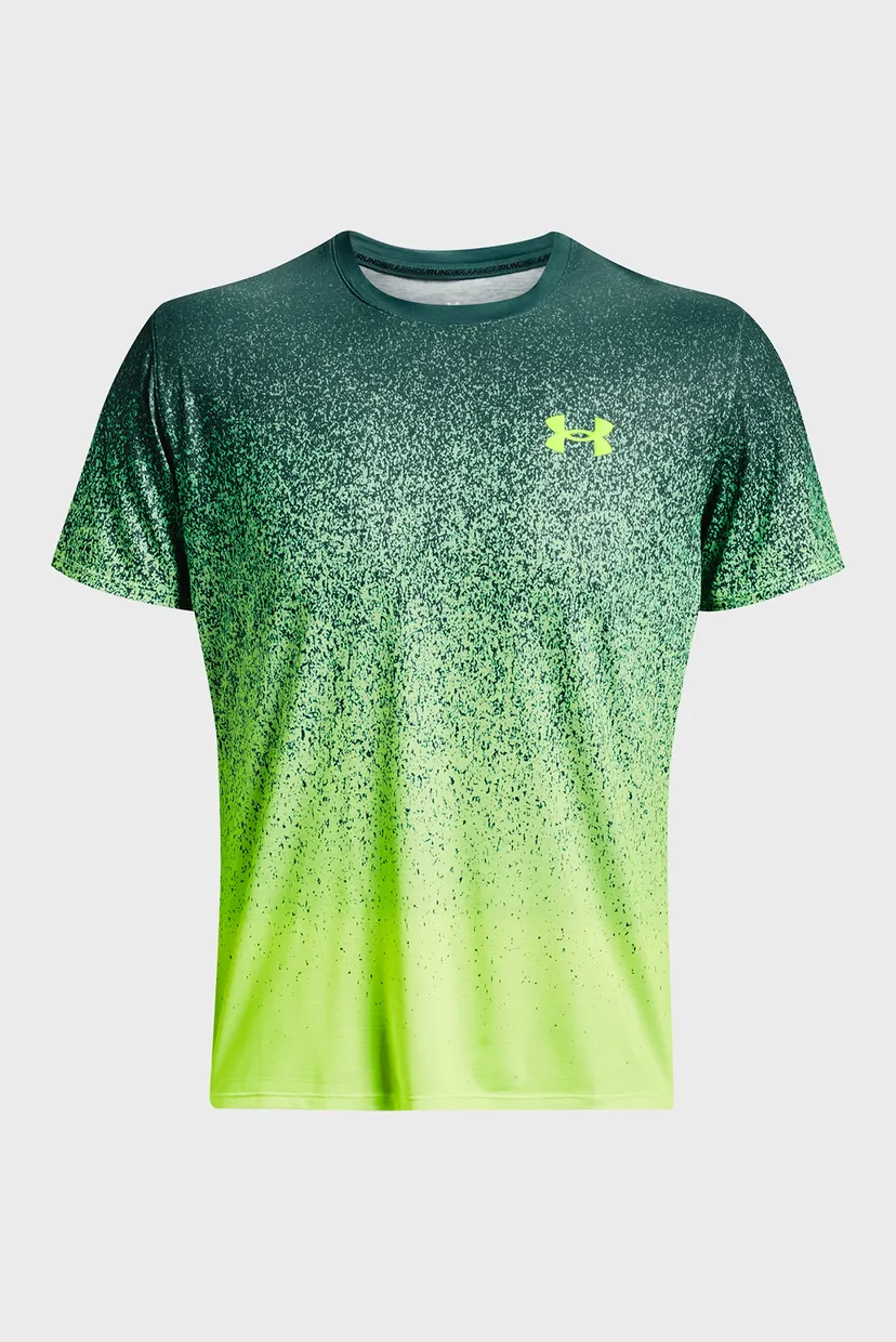 Мужская зеленая футболка UA RUSH CICADA SHORTSLEEVE 11