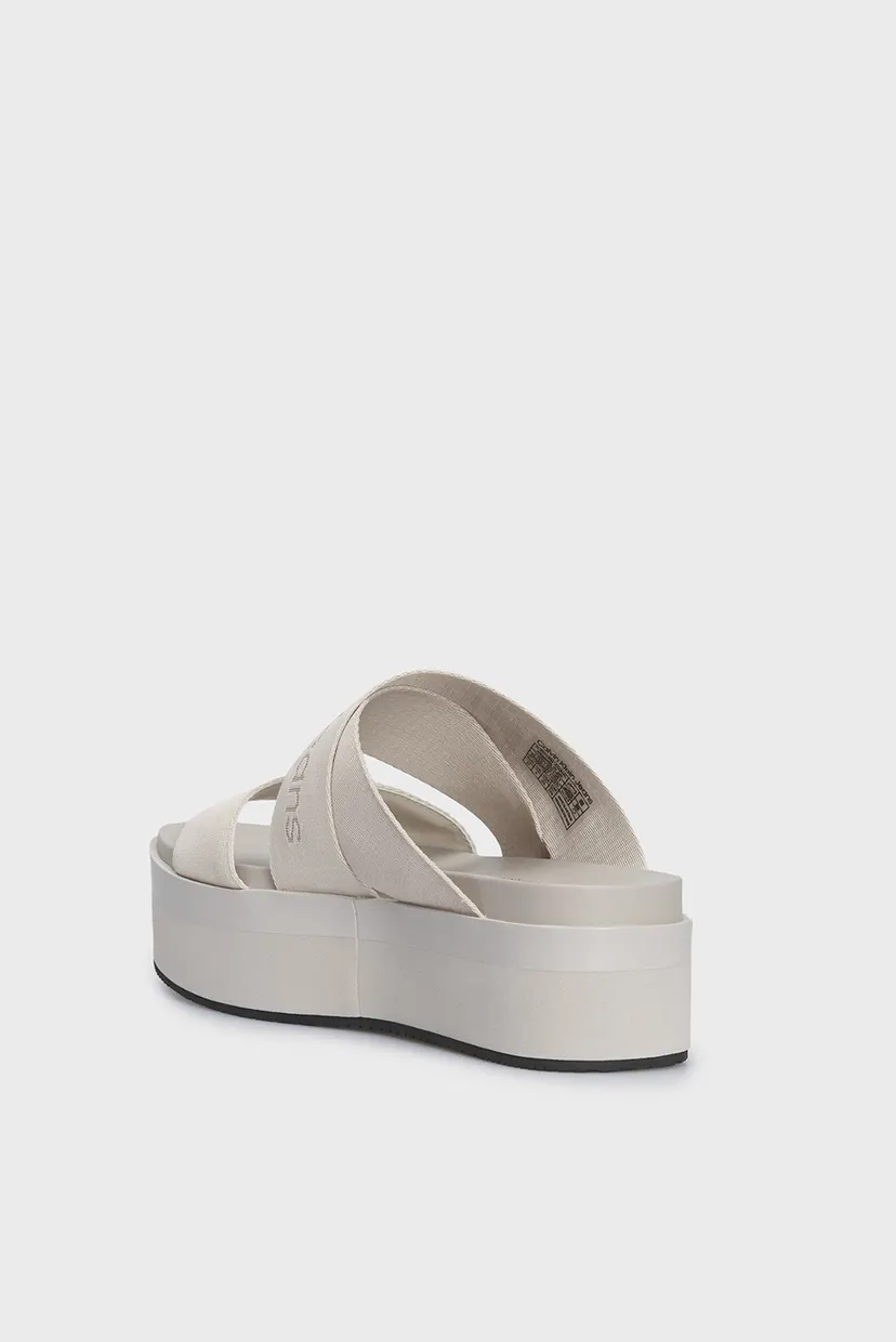 Слайдеры FLATFORM SANDAL WEBBING IN MR 5