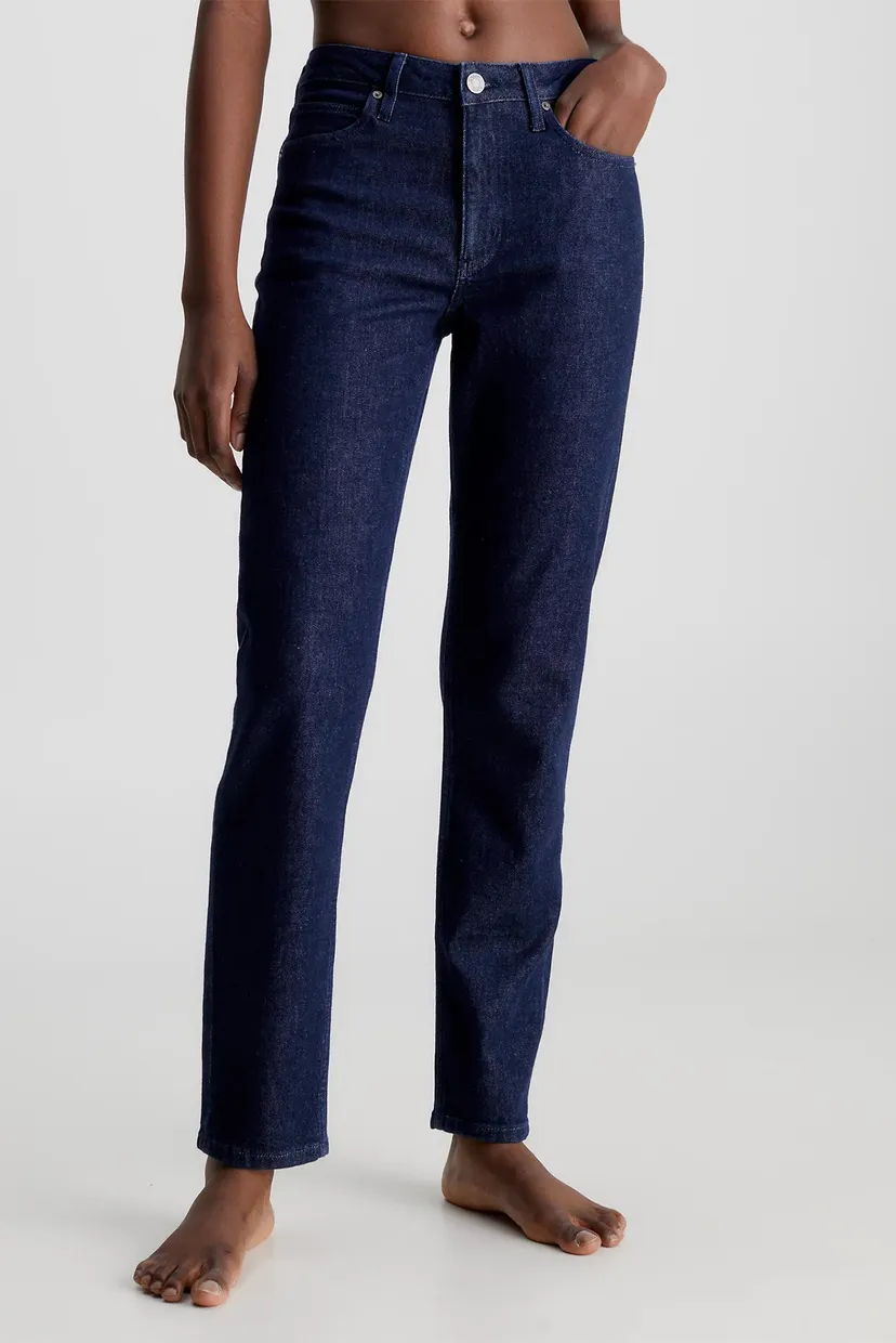 Женские темно-синие джинсы MID RISE SLIM - RINSE 6