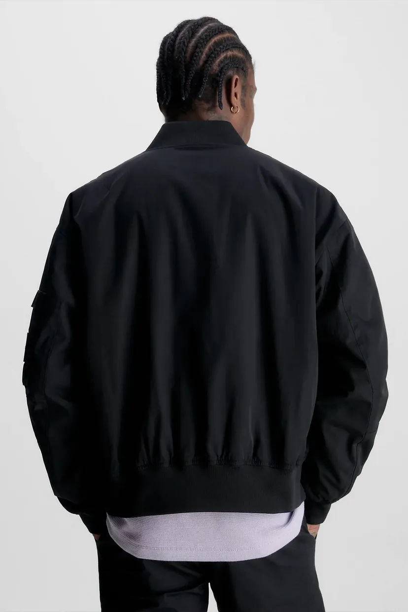 Мужской черный бомбер BOMBER JACKET 5