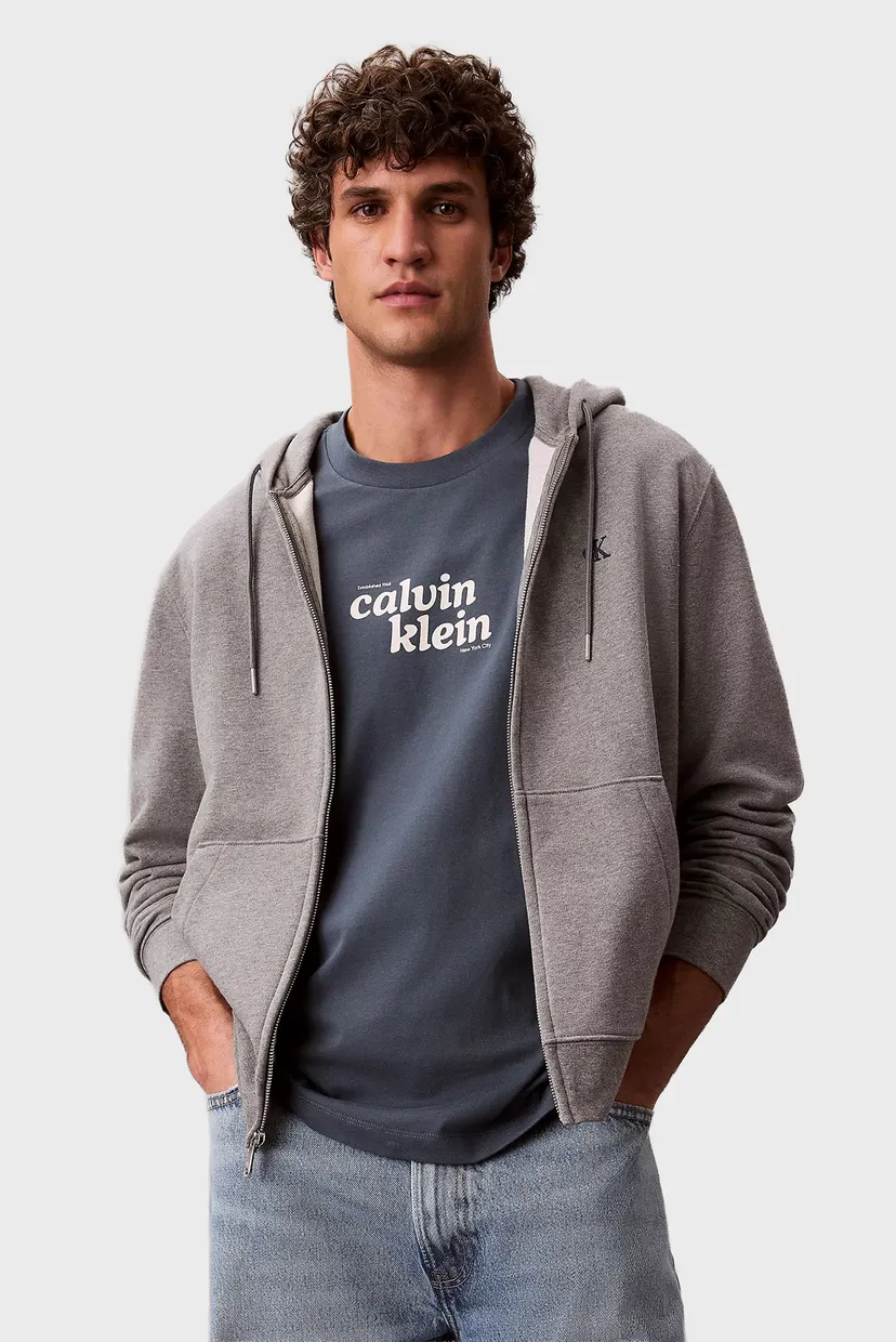 Футболка/SS 20S CALVINKLEIN TRVL FONT GRA 6