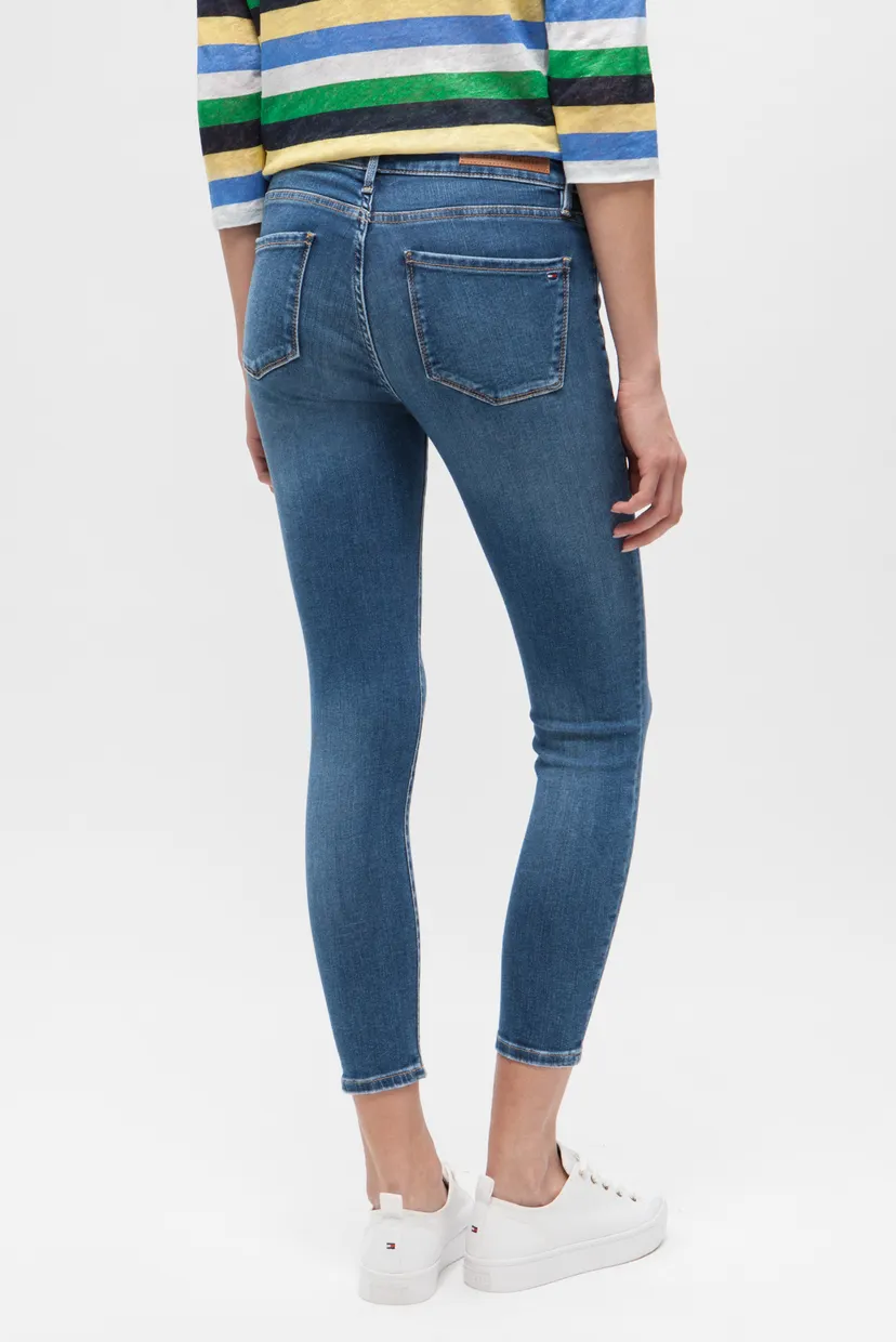 Женские голубые джинсы COMO RW CROPPED ISA 3