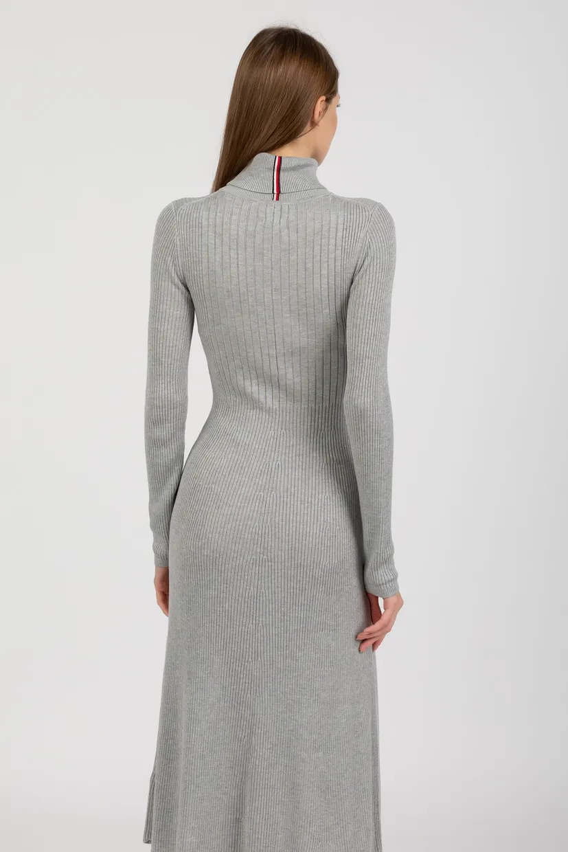 Платье LYOCELL SILK RIB ROLL-NK DRESS 3