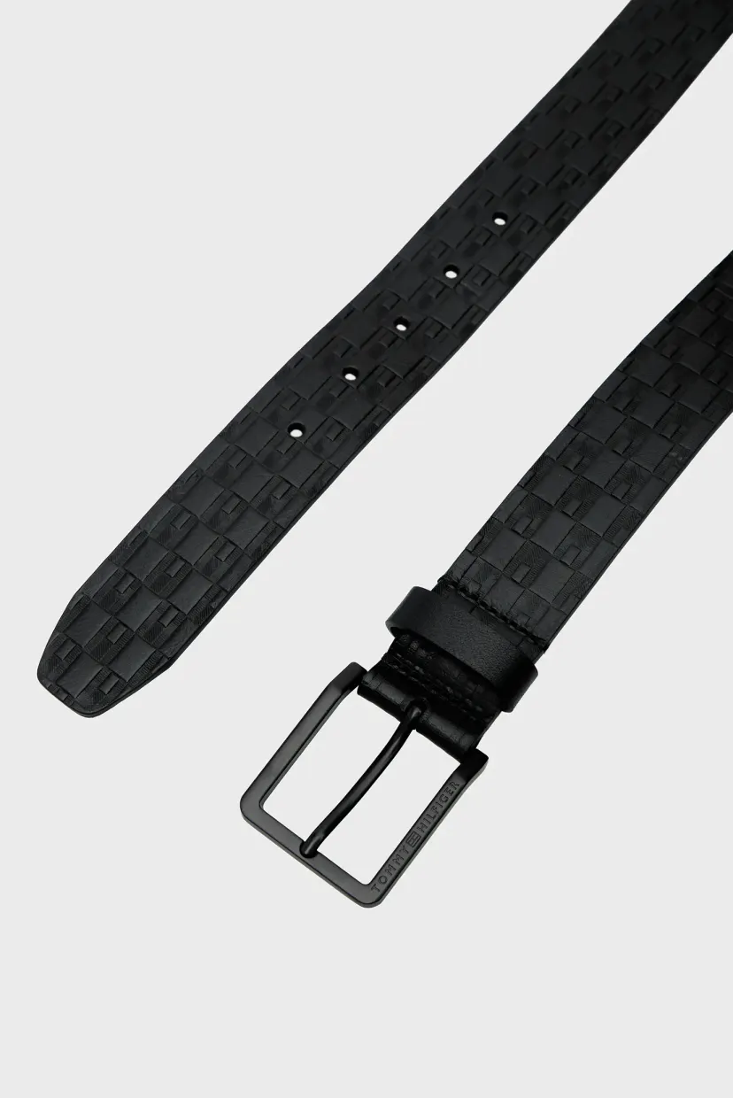 Ремень TH FLAG MONOGRAM OLIVER 3.5 3