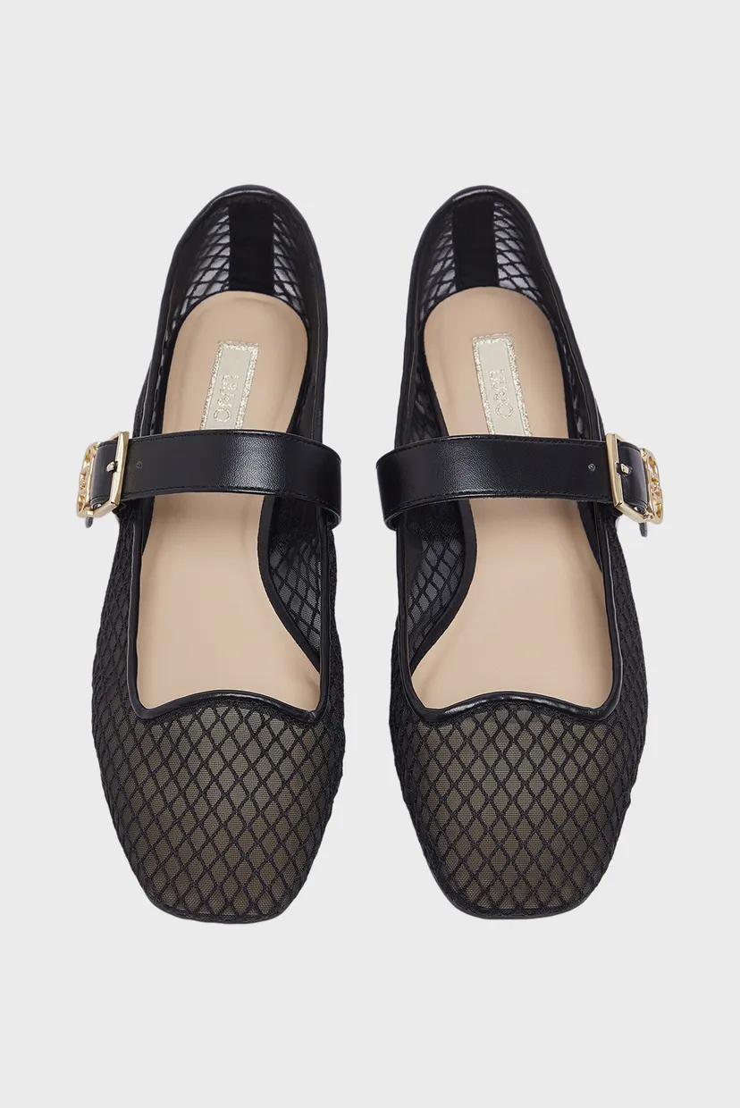 Балетки BRIGITTE 15 - BALLERINA NET BLACK 3