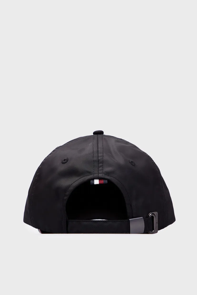 Мужская черная кепка TH CORPORATE REPREVE 5 PANEL CAP 3