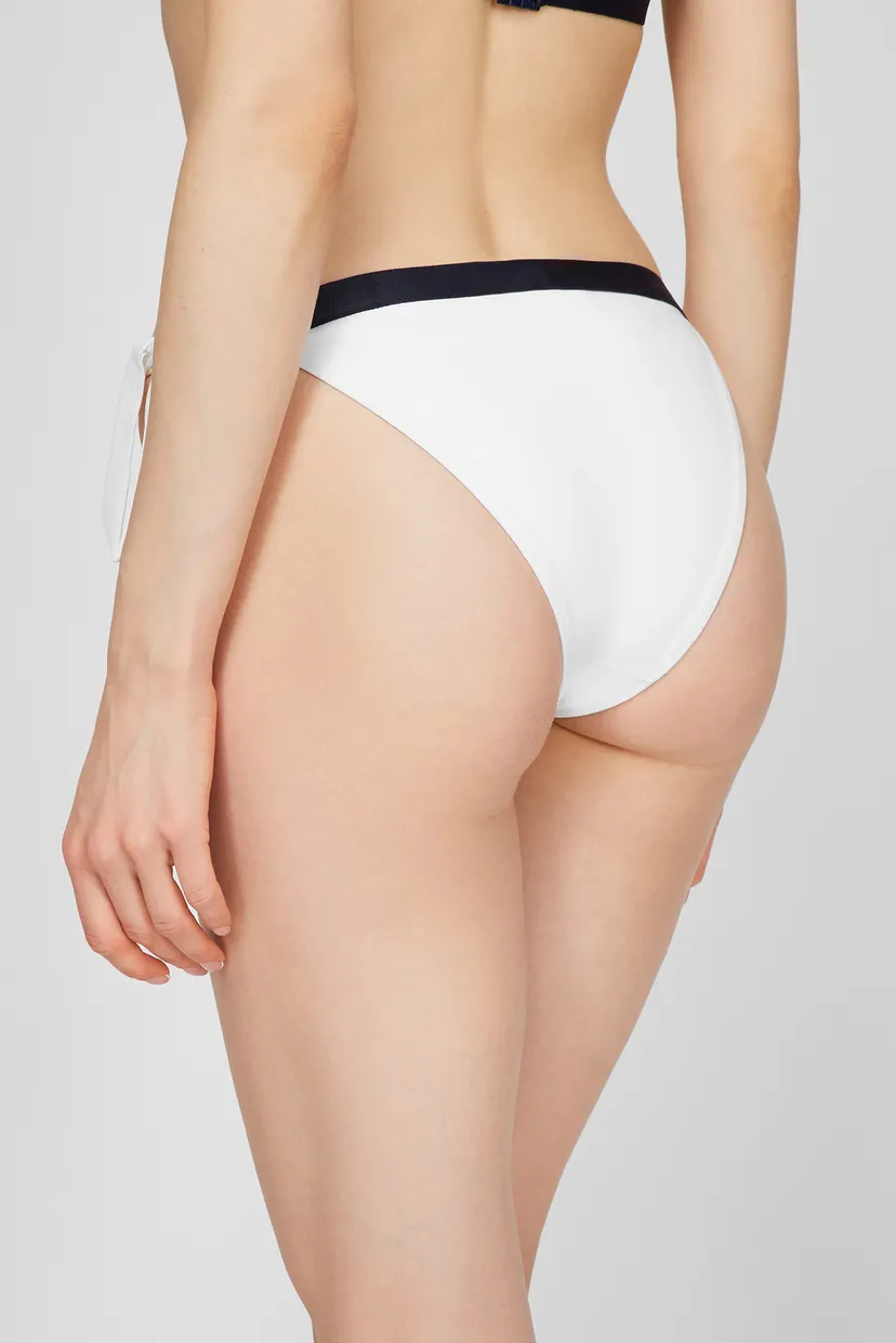 Женские белые трусики от купальника CHEEKY SIDE TIE BIKINI 3
