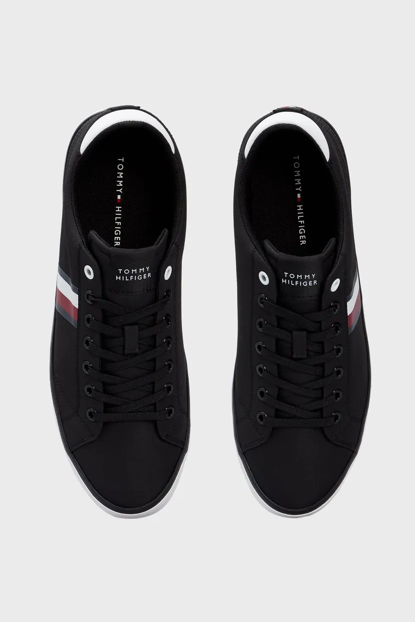 Мужские черные кеды TH HI VULC LOW STRIPES MESH 4