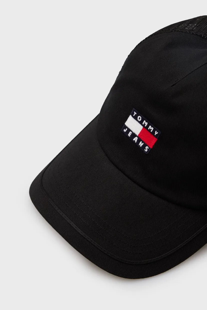 Мужская черная кепка TJM HERITAGE TRUCKER 4