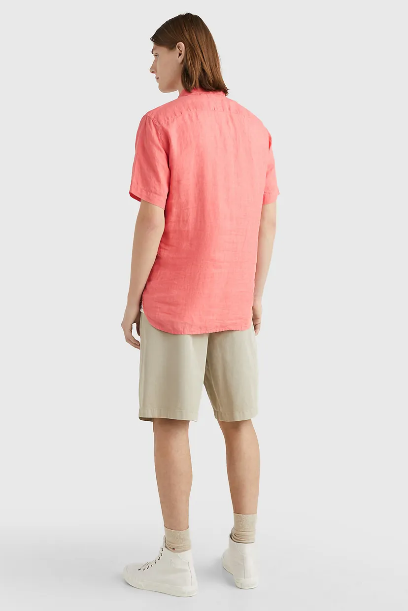 Рубашка с коротким рукавом PIGMENT DYED LINEN RF SHIRT S S 3