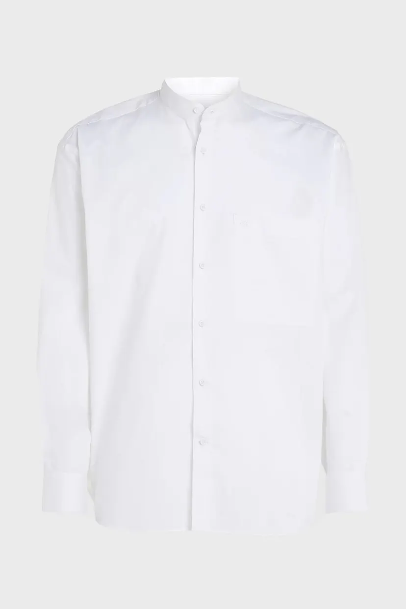 Мужская белая рубашка POPLIN STRETCH MODERN 5