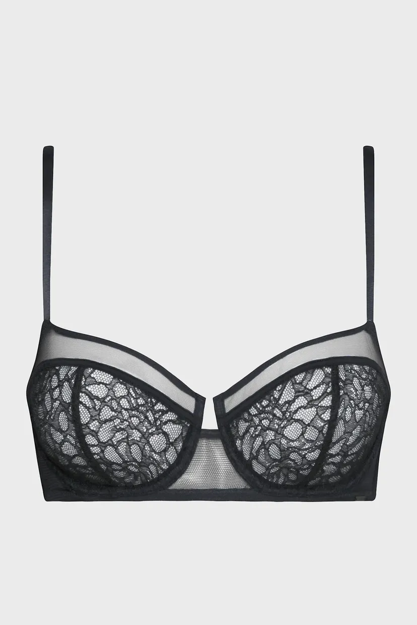 Женский черный бюстгальтер UNLINED BALCONETTE 6