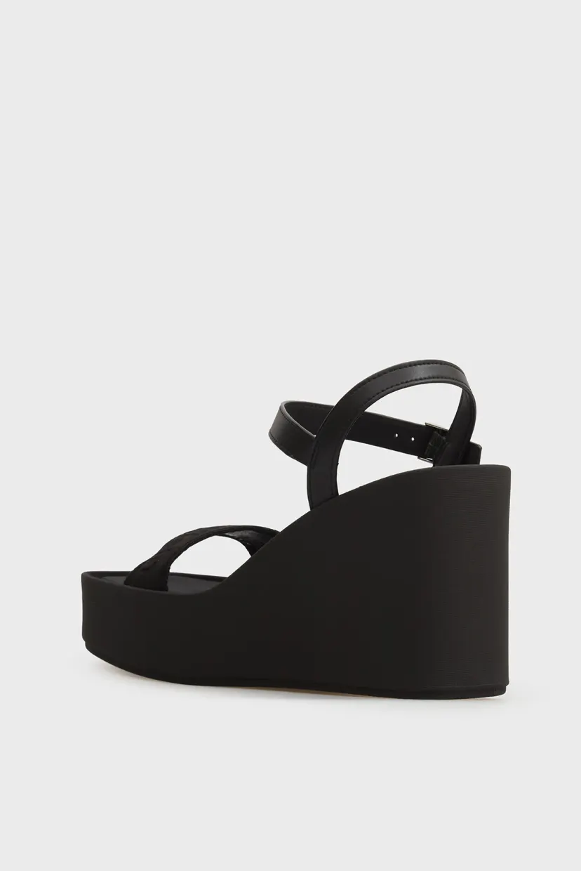 Босоножки WEDGE 70 SNDL WEBBING LTH 5