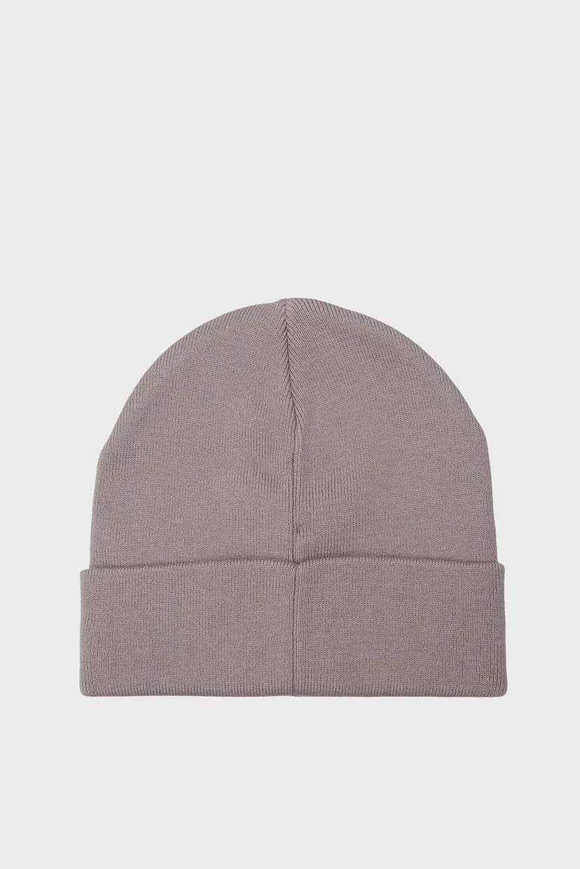 Мужская серая шапка INST PATCH BEANIE 3