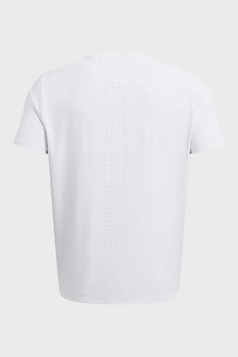Мужская белая футболка UA LAUNCH ELITE GRAPHIC SS 5
