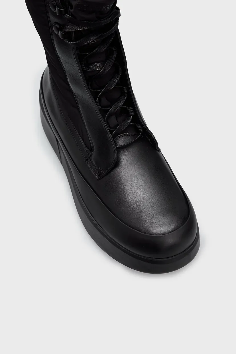 Женские черные ботинки PADDED NYLON COMBAT BOOT 4