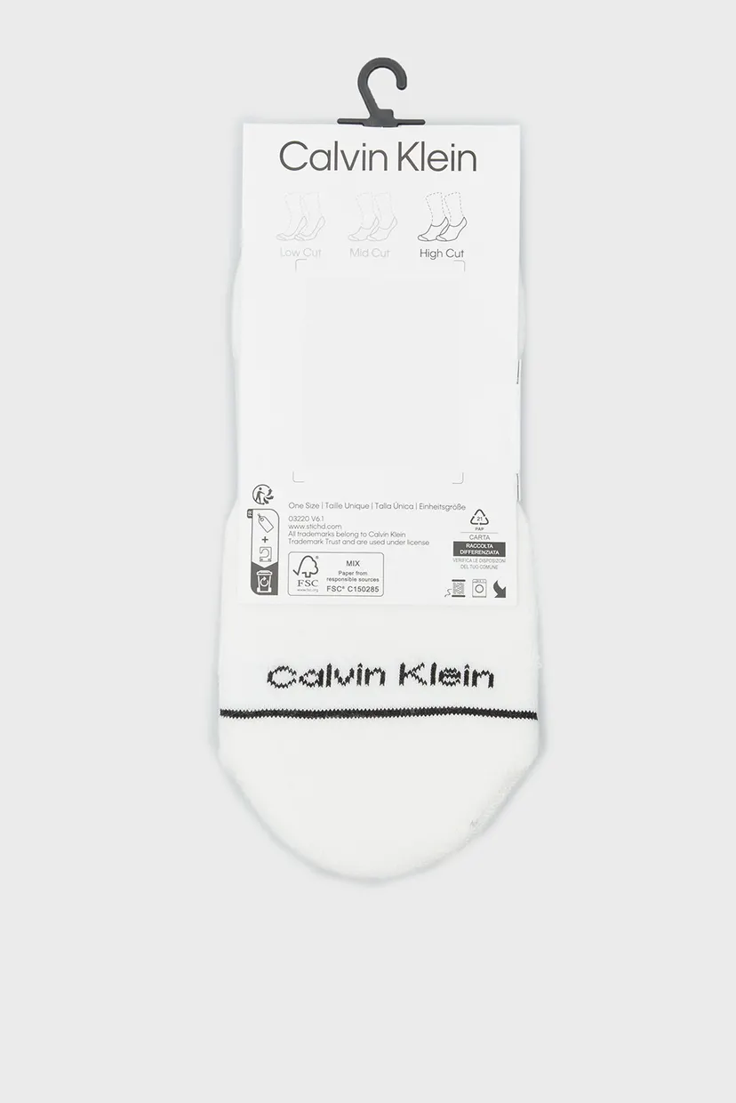 Следы CK WOMEN FOOTIE HIGH CUT 3P ATHLEISURE 6