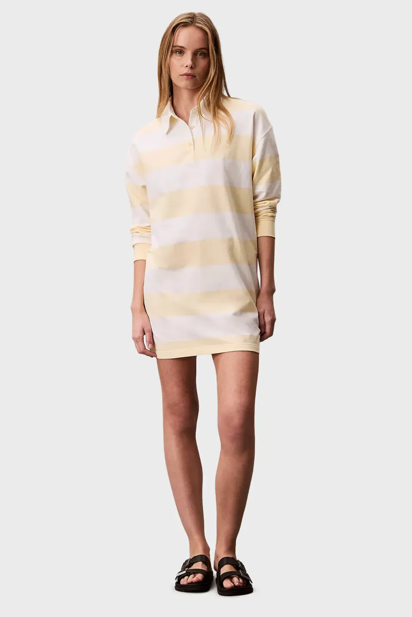 Платье LS VARSITY STRIPE MINI POLO DRES 4