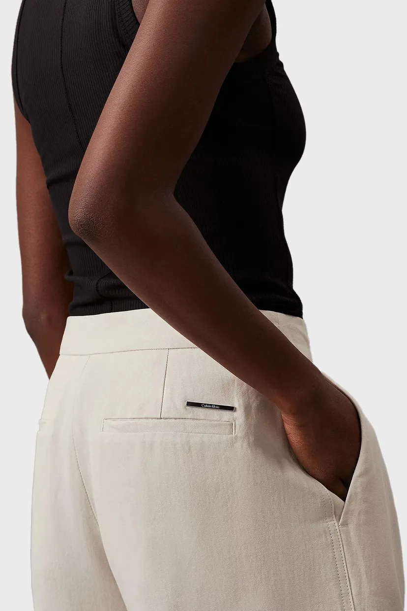 Шорты/LINEN TAILORED SHORTS 4