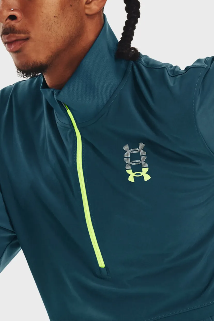 Мужской синий анорак UA RUN ANYWHERE PULLOVER 5