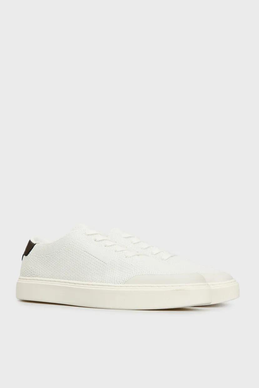 Мужские белые сникеры LOW TOP LACE UP KNIT 9