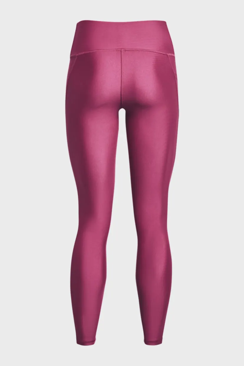 Женские розовые тайтсы UA HG Armour Shine Leg NS-PNK 6