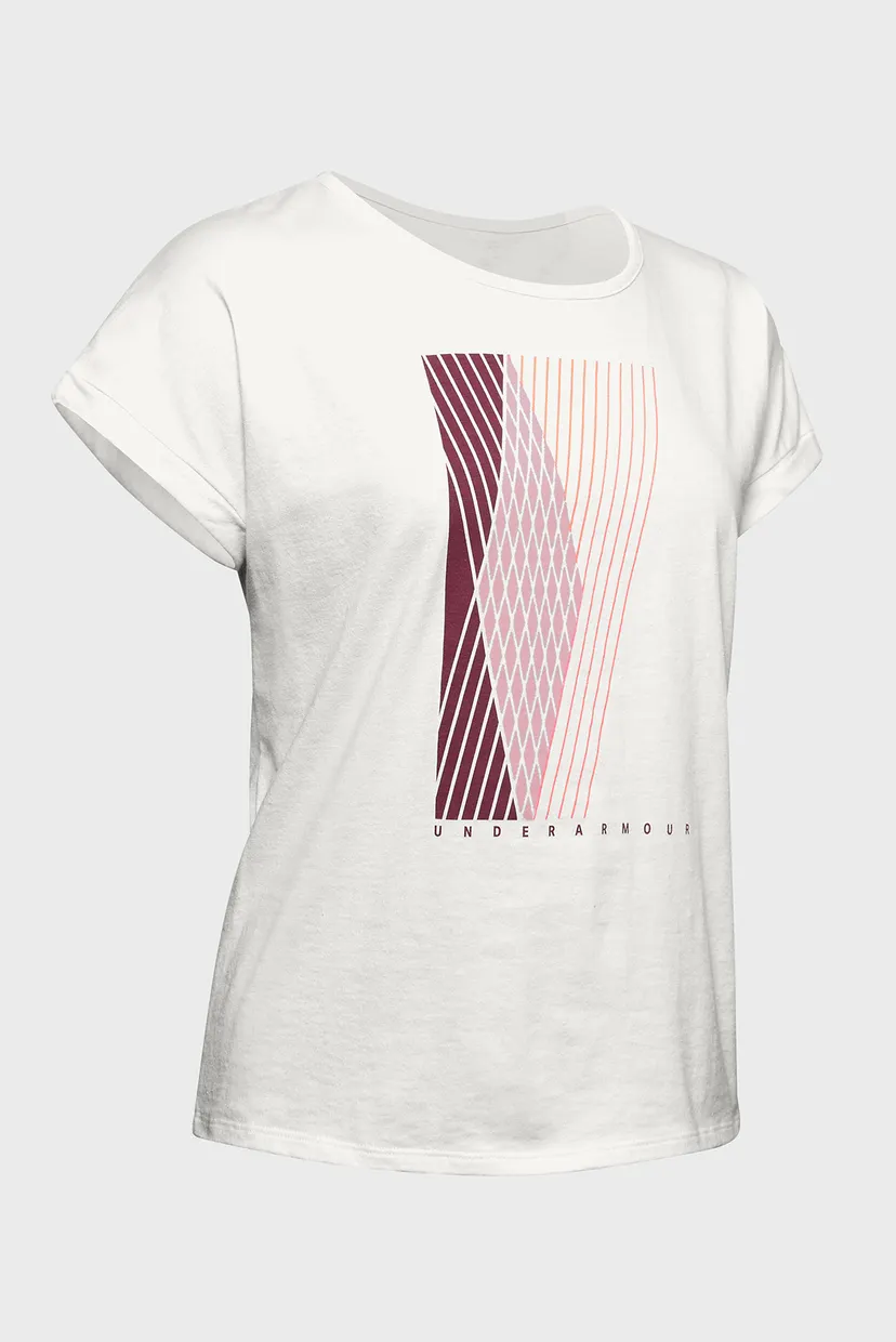Женская белая футболка GRAPHIC ENTWINED FASHION SSC 9
