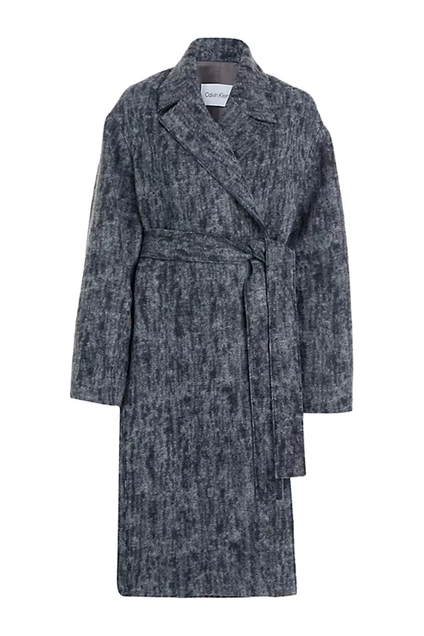 Пальто BOILED WOOL BELTED WRAP COAT 5