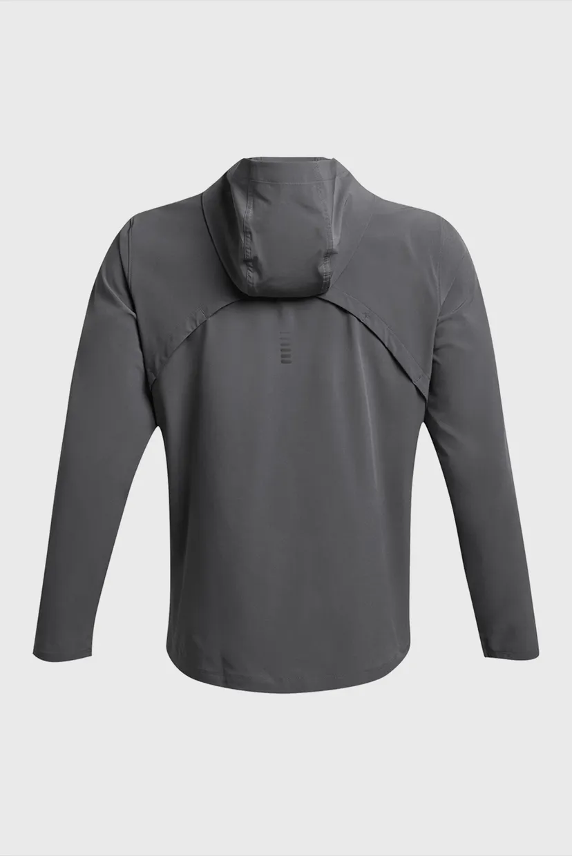 Мужская серая ветровка OUTRUN THE STORM JACKET 4