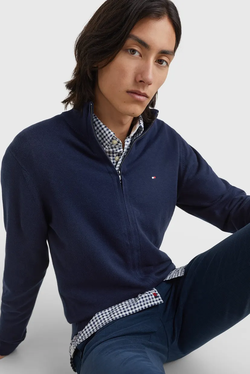 Свитер PIMA ORG CTN CASHMERE ZIP THRU 9