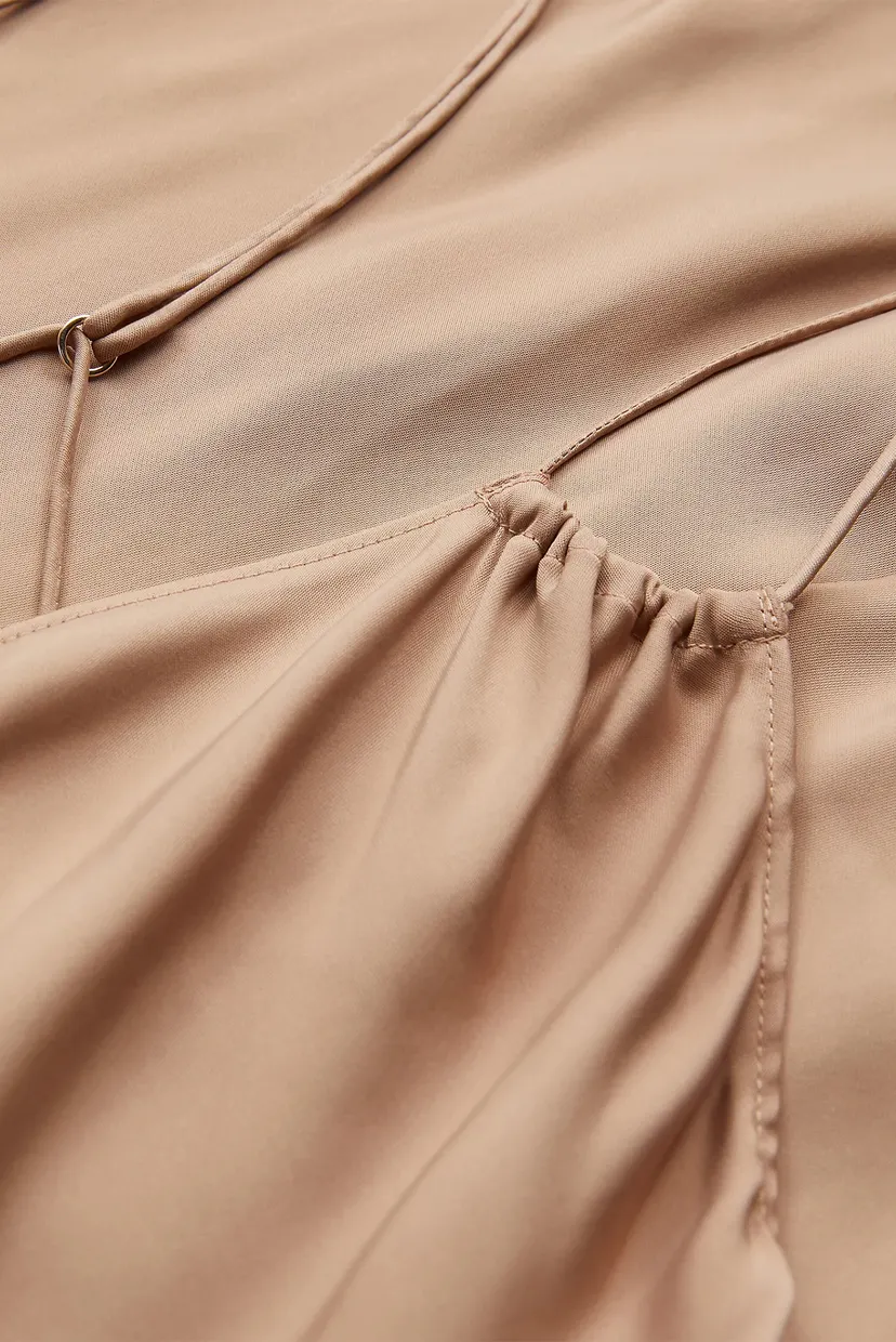 Платье SHINE SLIP MIDI CROSS BACK DRESS 5