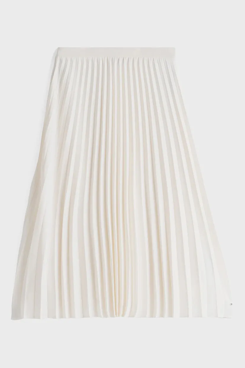 Женская белая плиссированная юбка FLUID PLEATED PULL ON 5