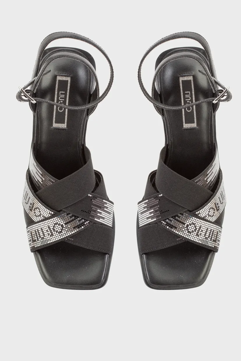 Босоножки ADELE 02 - SANDAL ELASTIC SPREADING BLACK 4