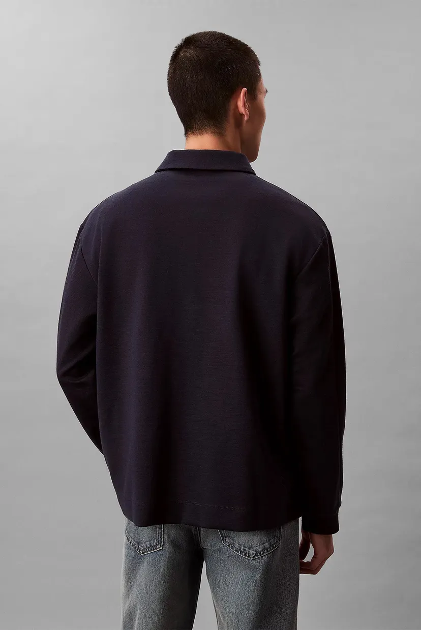 Поло с длинным рукавом LS Stretch Wool Blend Interlock 3