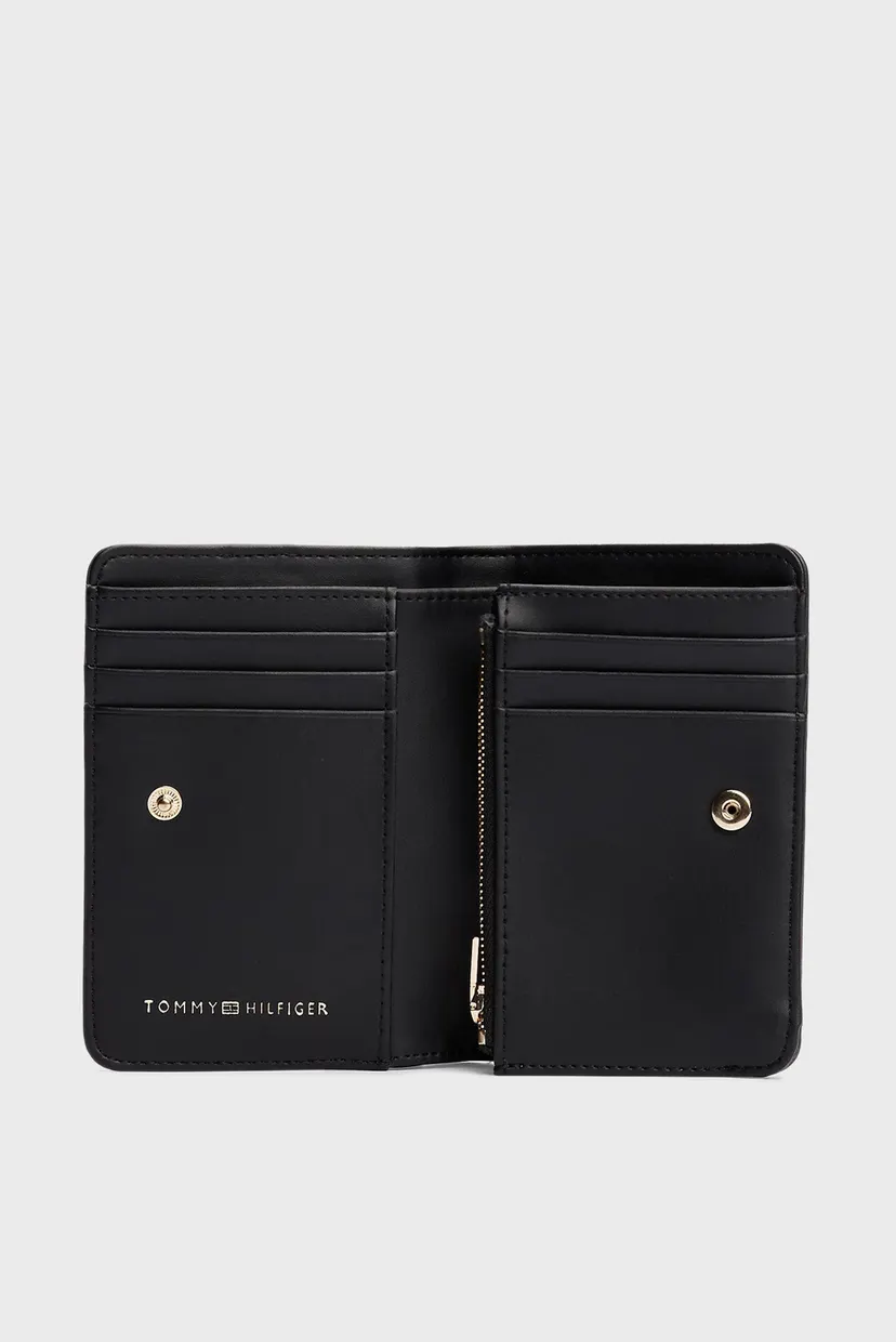 Әйелдерге арналған қара әмиян TH HERITAGE SLIM MED WALLET 4