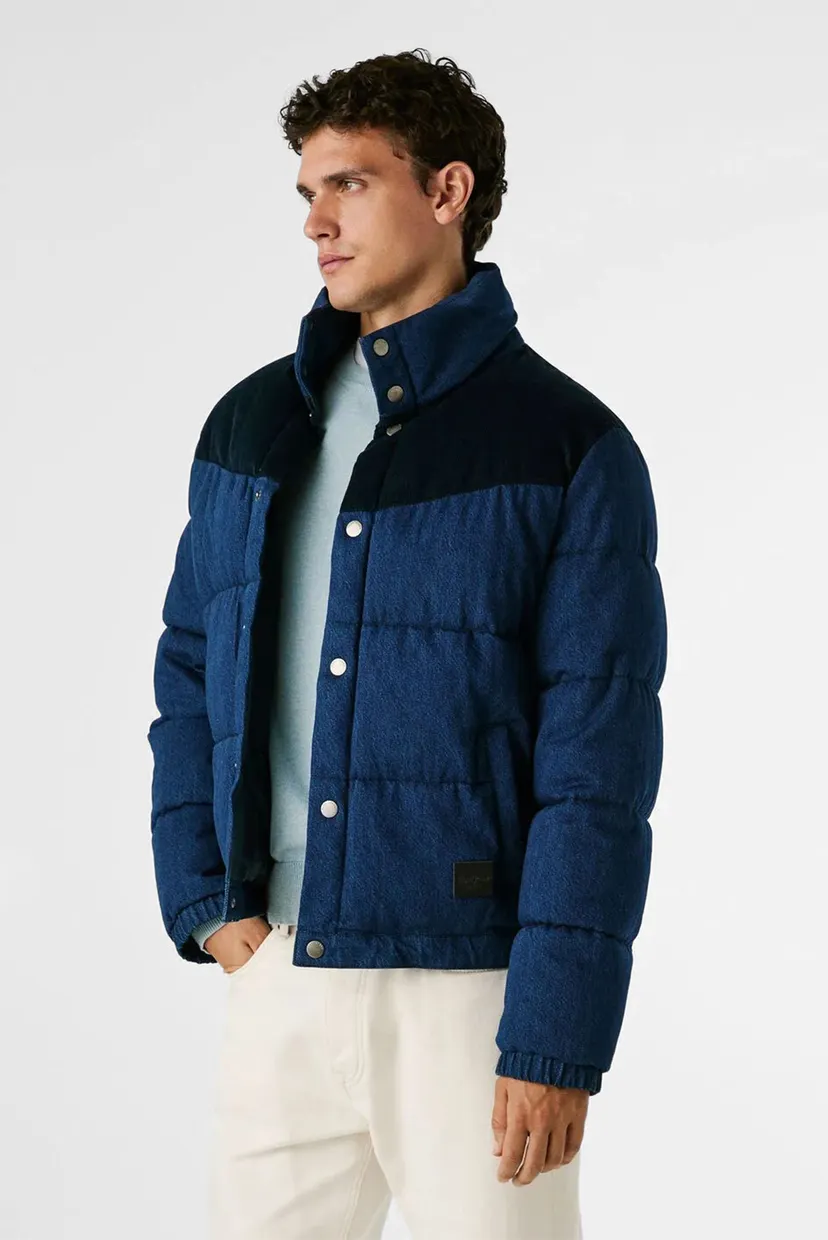 Куртка зимняя QUILTED DENIM PUFFER JACKET RINSE 3