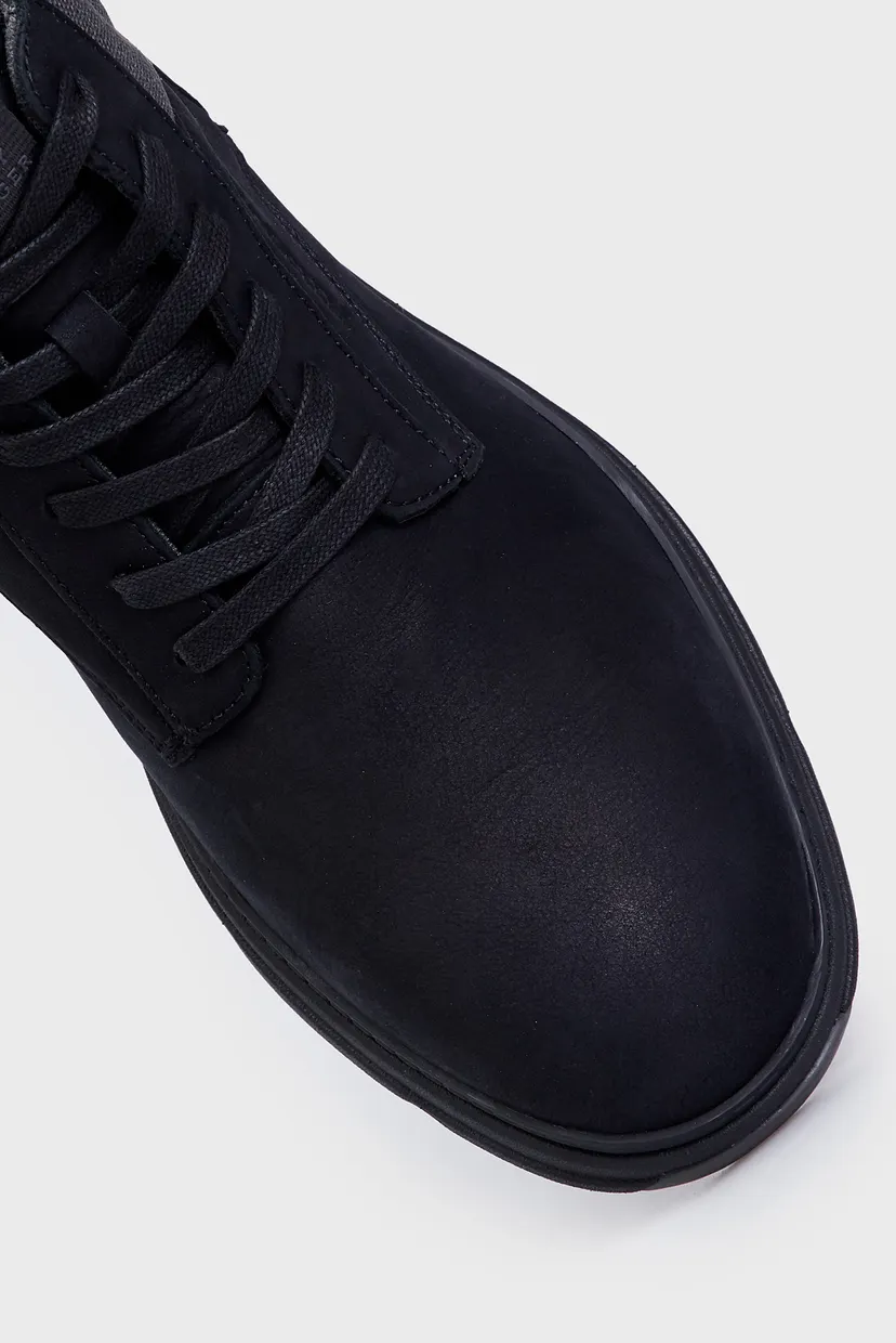 Мужские черные ботинки HILIFGER NUBUCK HYBRID CHUKKA 4
