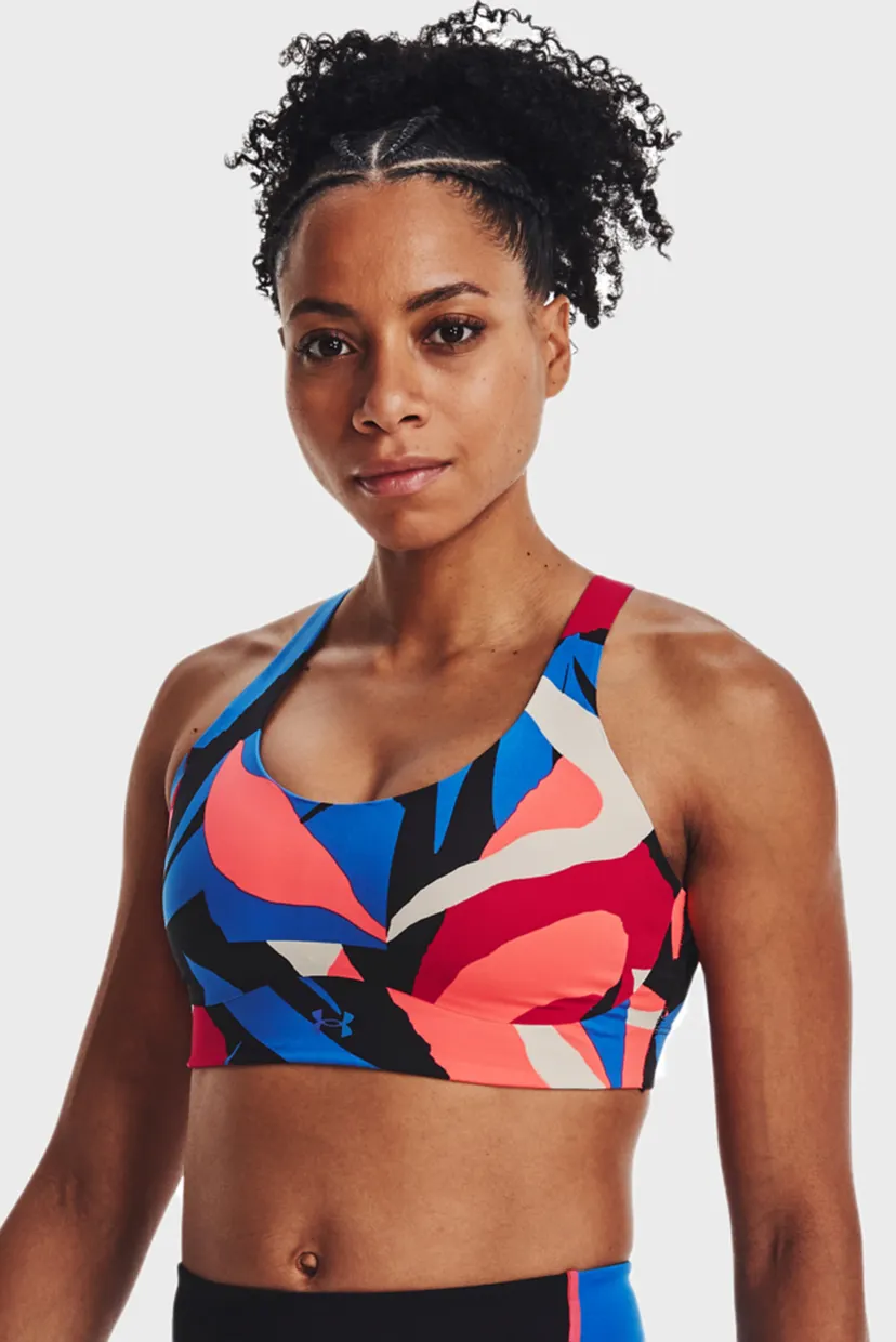 Женский спортивный топ UA SmartForm Rush Mid Print 9