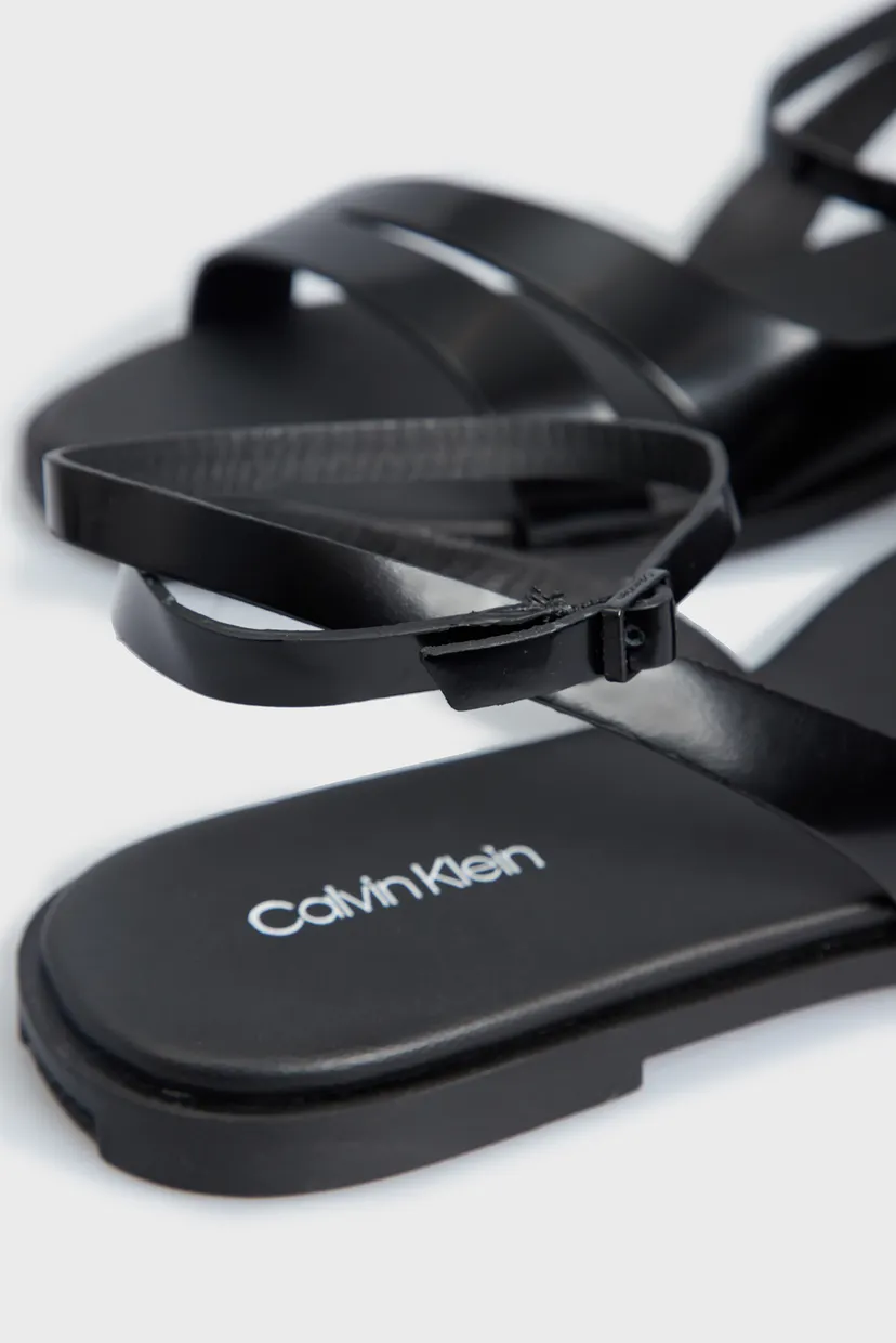 Женские черные кожаные сандалии ALMOND SANDAL 7