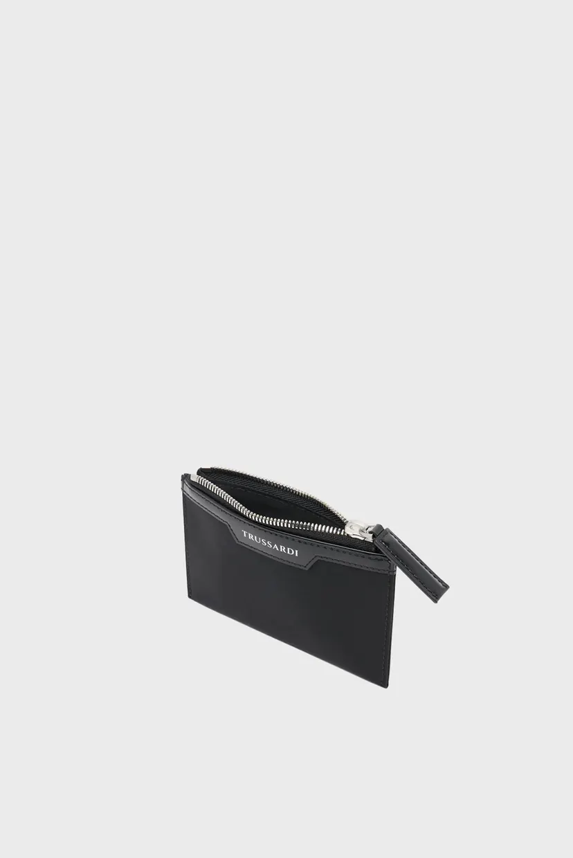 Картхолдер TRAVEL ZIPPED CARD HOLDER - NYLON+LEATHER 3