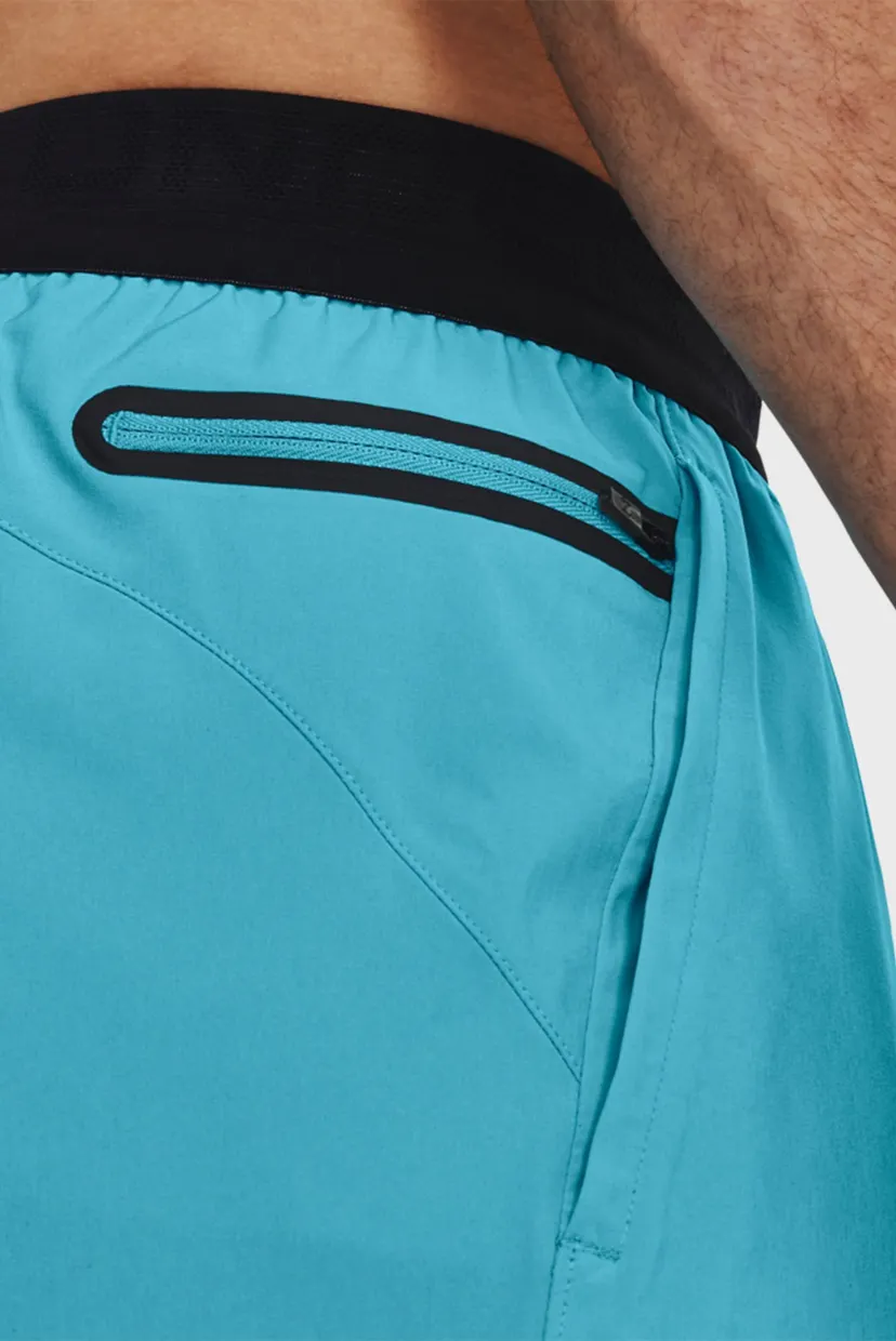 Мужские голубые шорты UA Peak Woven Shorts 4