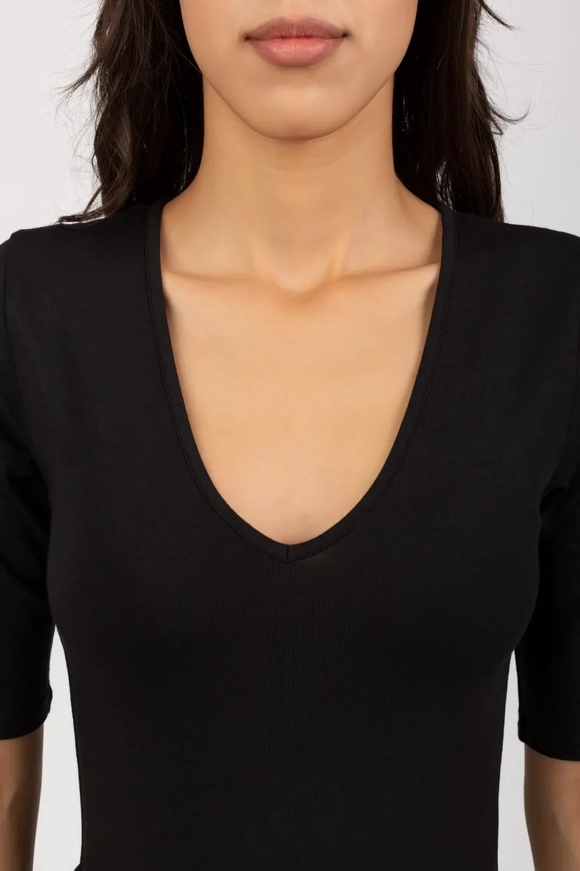 Боди TONAL LOGO V NECK JERSEY BODY 4