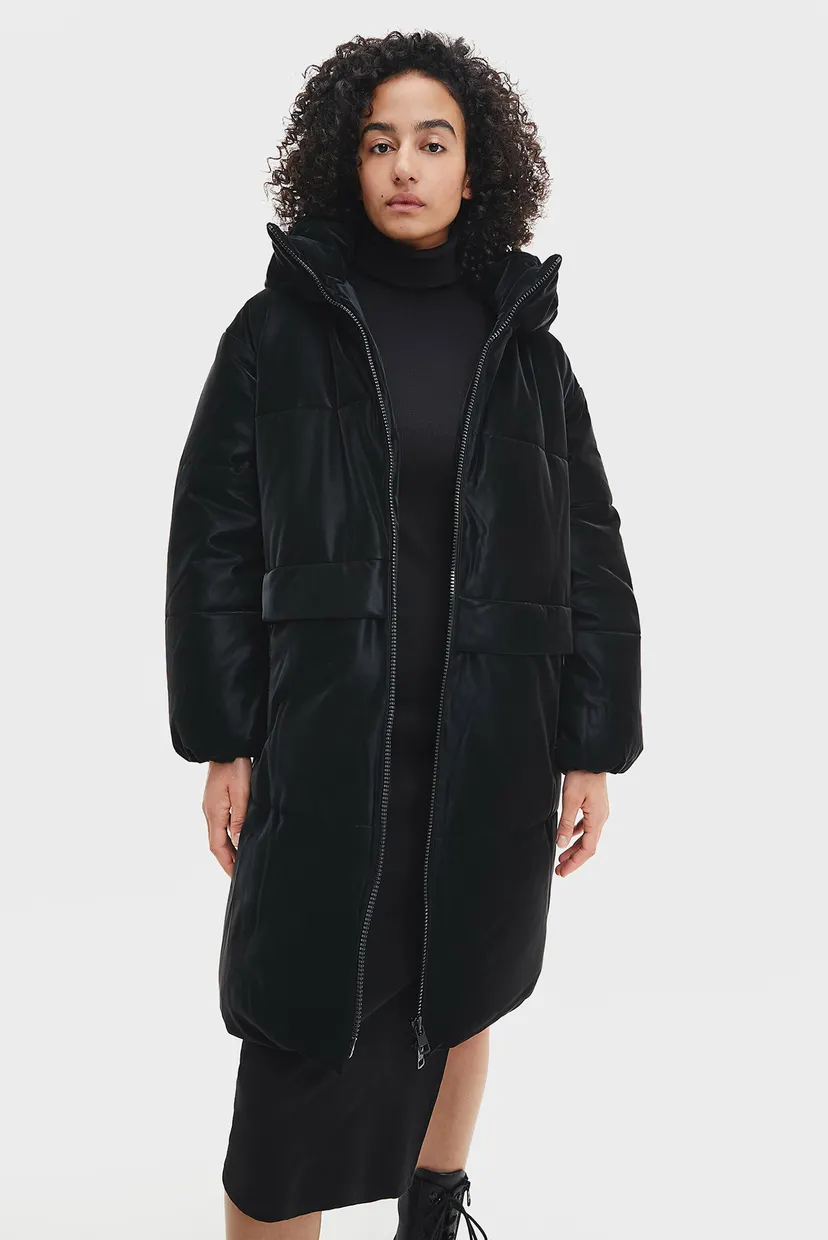 Куртка демисезонная FAUX SUEDE OVERSIZED PUFFER 6