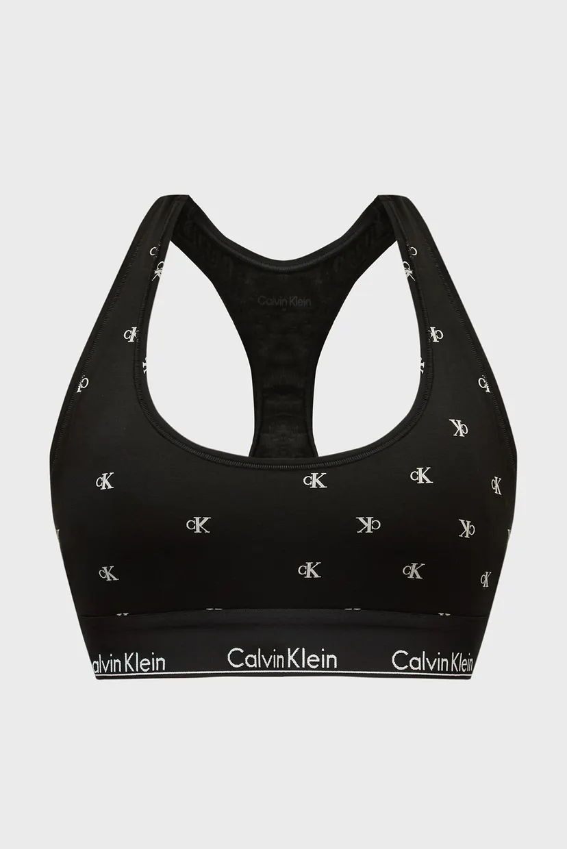 Женский черный топ с узором UNLINED BRALETTE 6