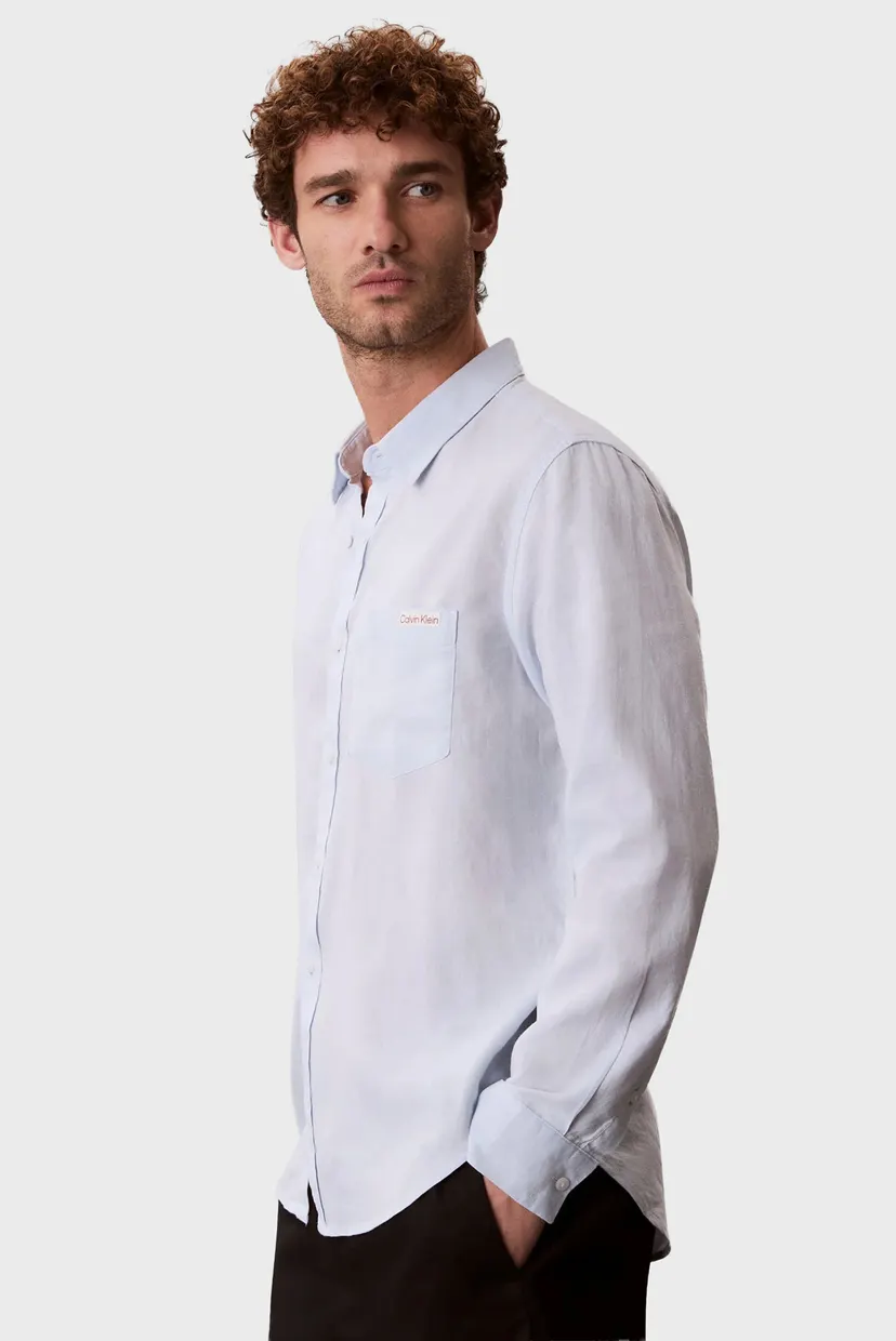 Рубашка LS SOLID CASUAL LINEN CLASSIC SH 3