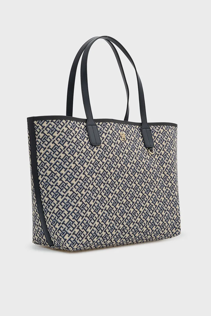 Сумка/TH ICON TOTE JACQUARD 3