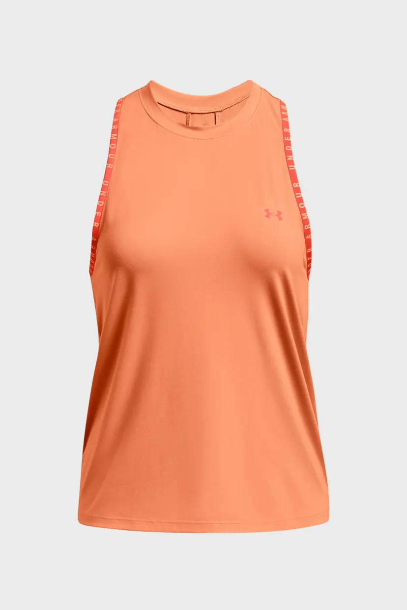 Женская персиковая майка Knockout Novelty Tank 11